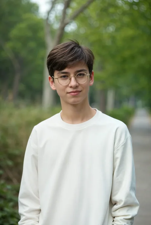 Mockup of Casual Sweatshirt for Teen Fashion Inspiration