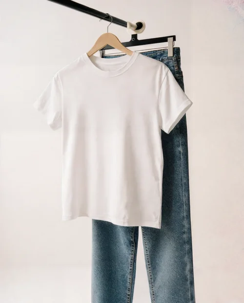 Minimalist T-Shirt Mockup for Fashion Display