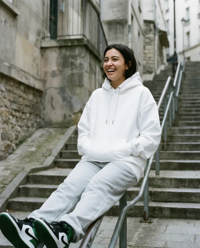 Joyful Urban Hoodie Mockup for Casual Style