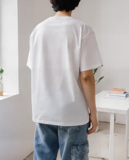 Stylish T-Shirt Mockup in Minimalist Indoor Space