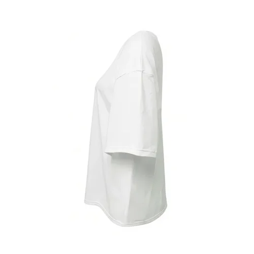 White T-Shirt Mockup with Soft Background and Colors