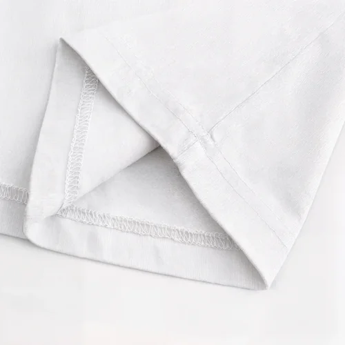 White T-Shirt Mockup with Soft Neutral Background Colors