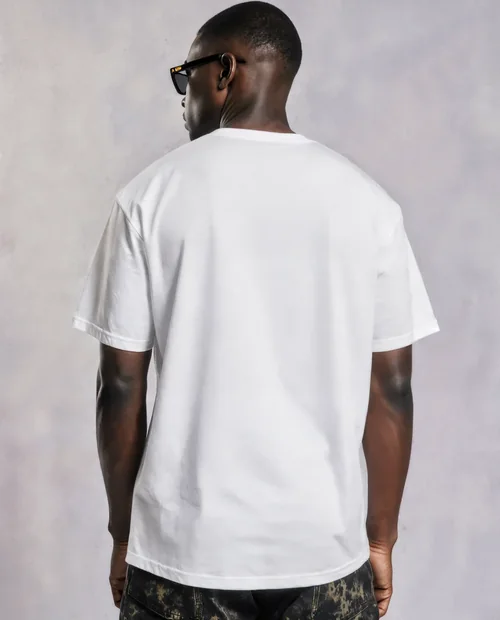 Stylish T-Shirt Mockup of a Male Model