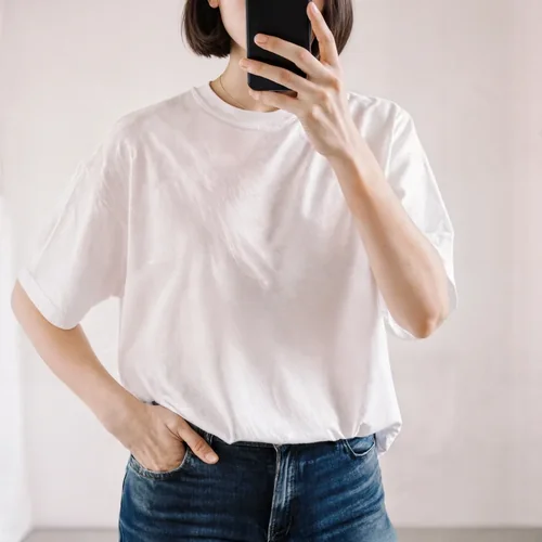 Stylish T-Shirt Mockup for Casual Fashion Inspiration