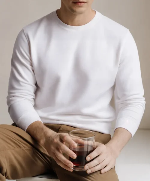 Minimalist Sweatshirt Mockup for Cozy Scenes