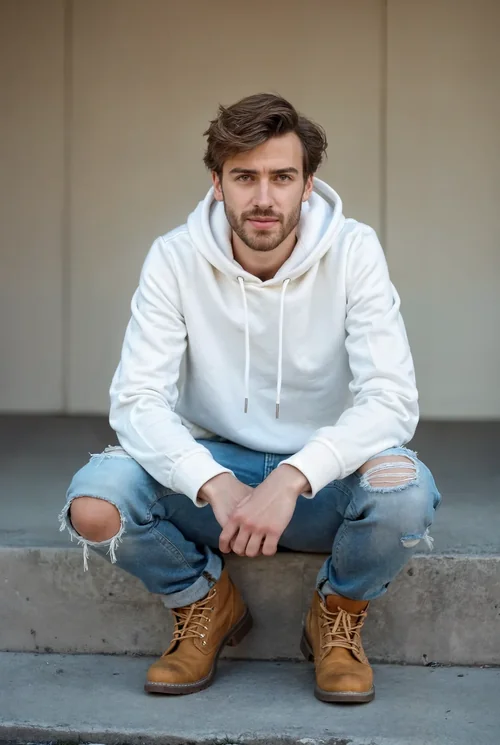 Stylish Hoodie Mockup with Soft Background Colors