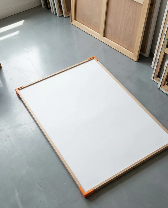 Minimalist Art Studio Mockup Poster Design