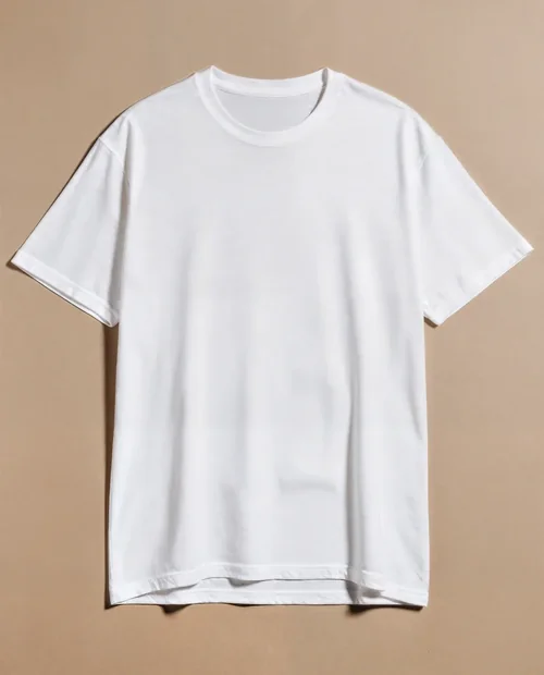 Elegant T-Shirt Mockup on Neutral Background