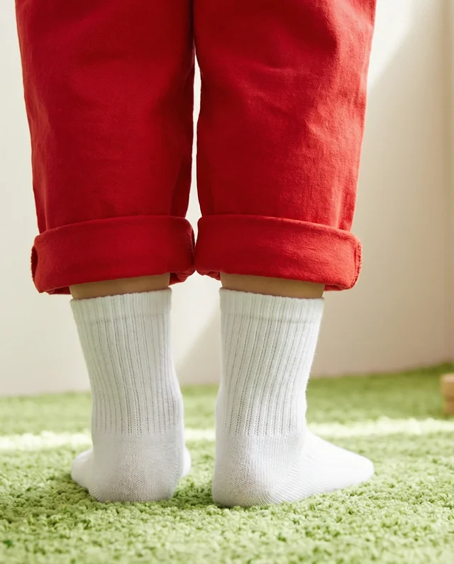 Playful Mockup of Child's Cozy Socks and Pants