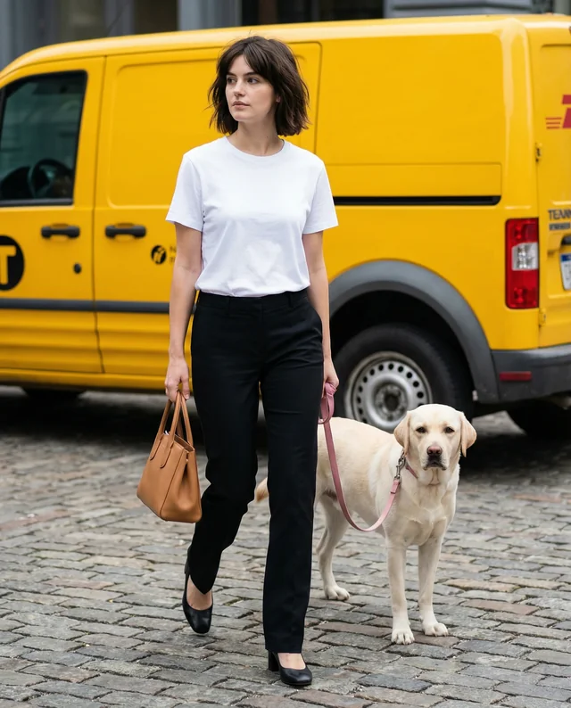 Stylish T-Shirt Mockup with Urban Fashion Vibe