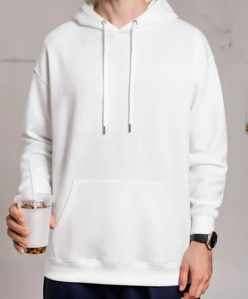 Stylish Hoodie Mockup in Minimalist Indoor Setting
