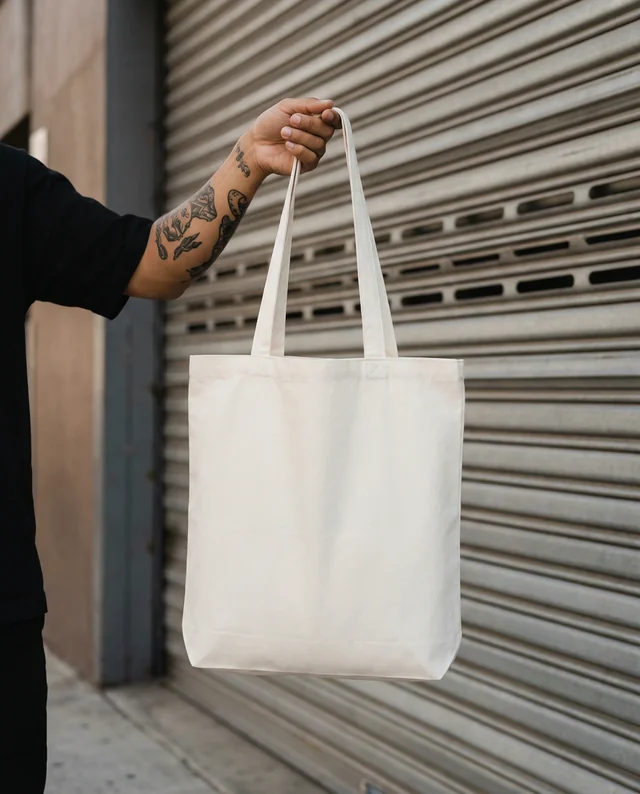 Urban Mockup of a Versatile Tote Bag in Style