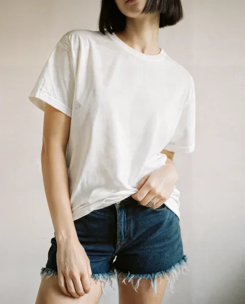 Casual T-Shirt Mockup for Young Adult Models