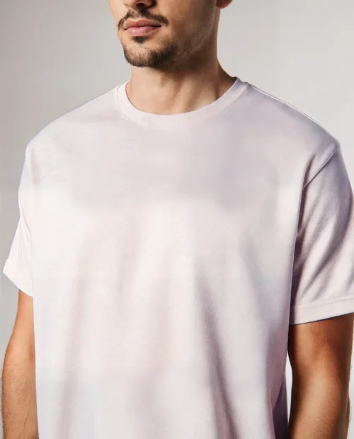 Stylish Mockup of a Light Pink T-Shirt for Fashion