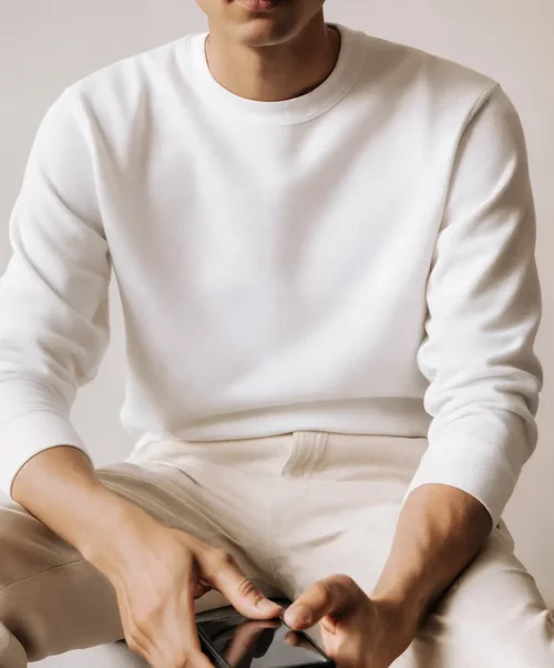 Stylish Mockup of a Casual Sweatshirt for Modern Fashion