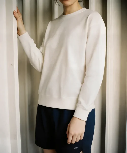 Casual Sweatshirt Mockup in Modern Interior Setting