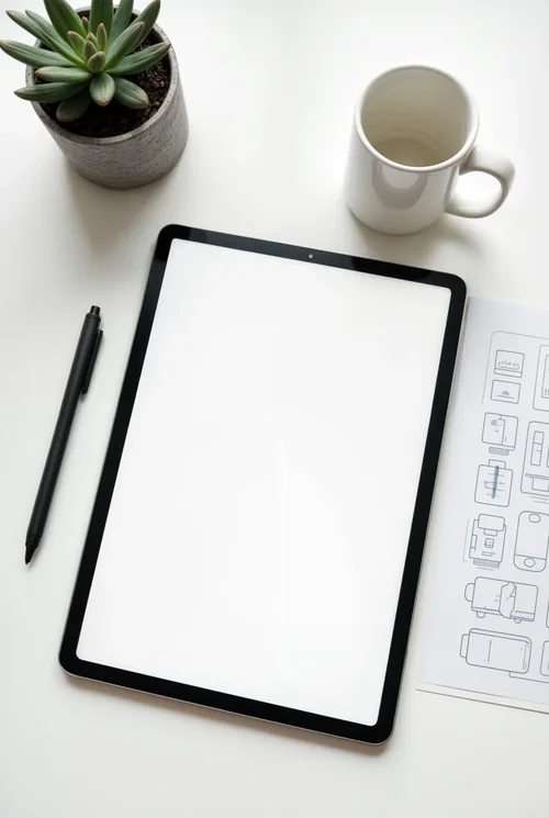 Minimalist iPad Mockup: Clean Design & Layout Ideas