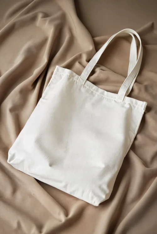 Elegant Mockup of a Minimalist Tote Bag