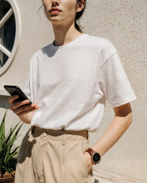 Stylish T-Shirt Mockup for Young Adults