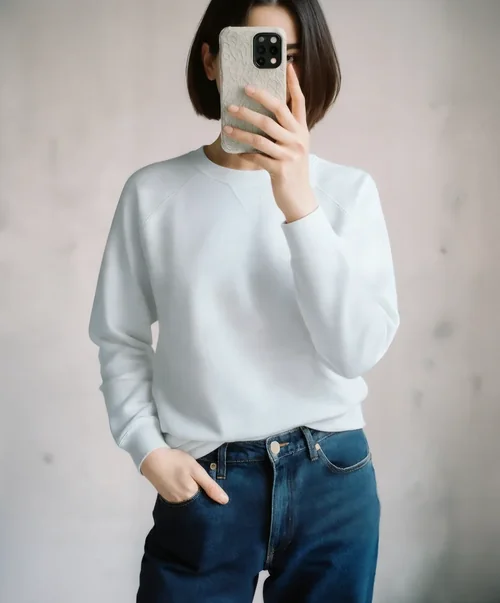 Stylish Mockup of a Casual Sweatshirt for Modern Looks