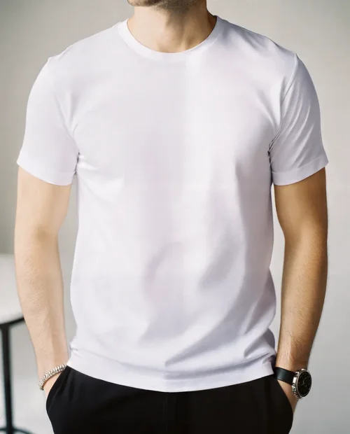 Stylish Mockup of a T-Shirt in Minimalist Setting