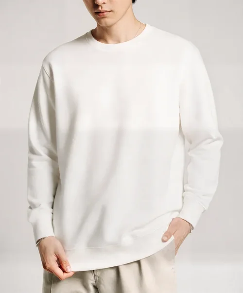 Stylish Mockup of Oversized Sweatshirt for Men