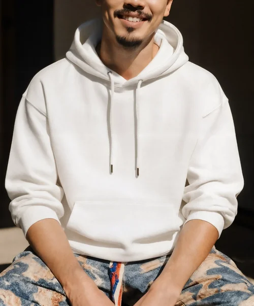 Stylish Hoodie Mockup Featuring a Young Man