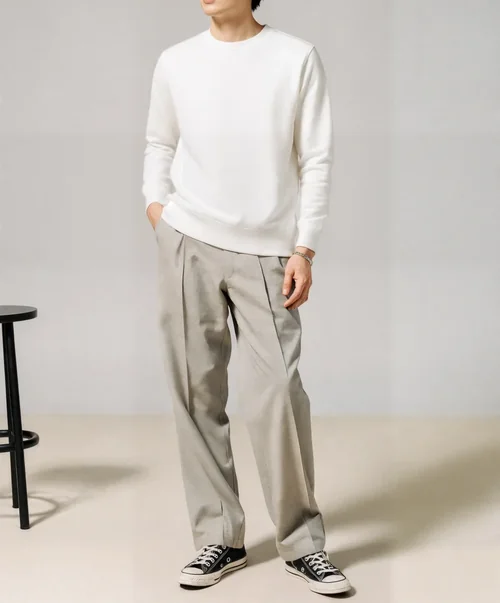 Stylish Mockup of a Young Man in a Sweatshirt