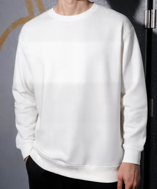 Stylish Mockup of a Relaxed Fit Sweatshirt