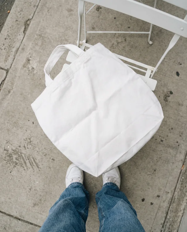 Casual Urban Mockup with Stylish Tote Bag