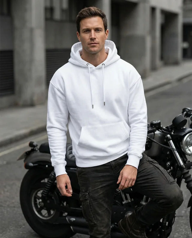 Stylish Hoodie Mockup in Urban Setting