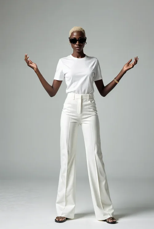 Minimalist T-Shirt Mockup for Luxury Fashion Campaign