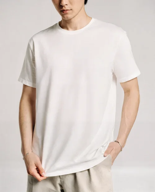 Stylish Mockup of a Young Man in a T-Shirt