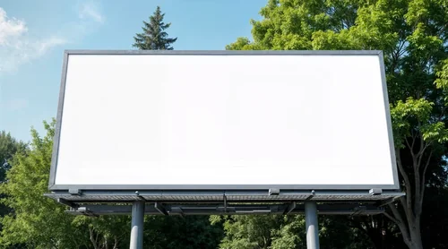 Stunning Mockup of a Billboard in a Vibrant Setting