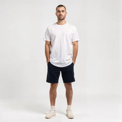 Mockup of T-Shirt with Clean White Background and Colors