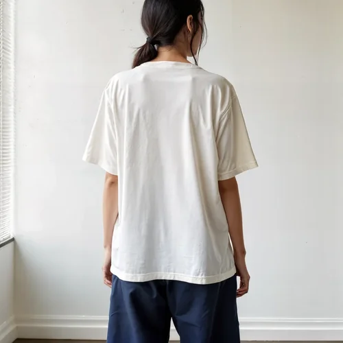 Minimalist Mockup T-Shirt in Soft Light Background