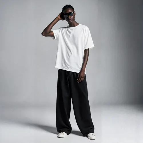 Stylish Mockup of T-Shirt Against Soft Gray Background