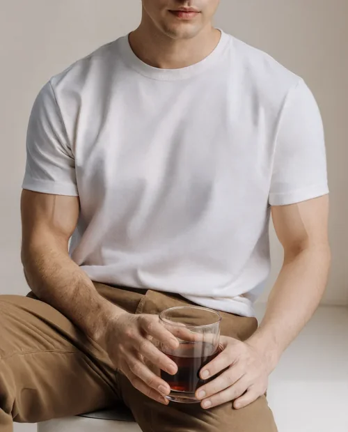 Stylish Mockup of a Young Man in a T-Shirt