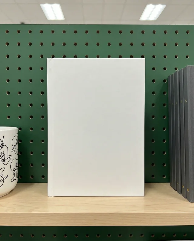 Minimalist Book Mockup for Modern Reading Nook