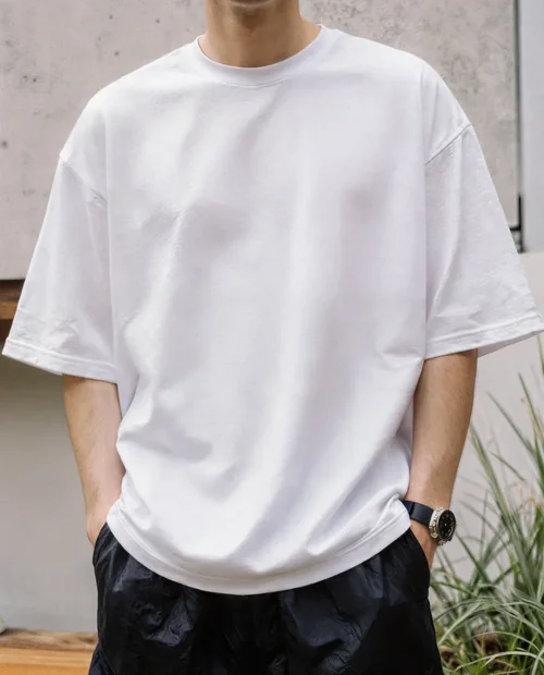 Stylish Mockup of a Relaxed Fit T-Shirt
