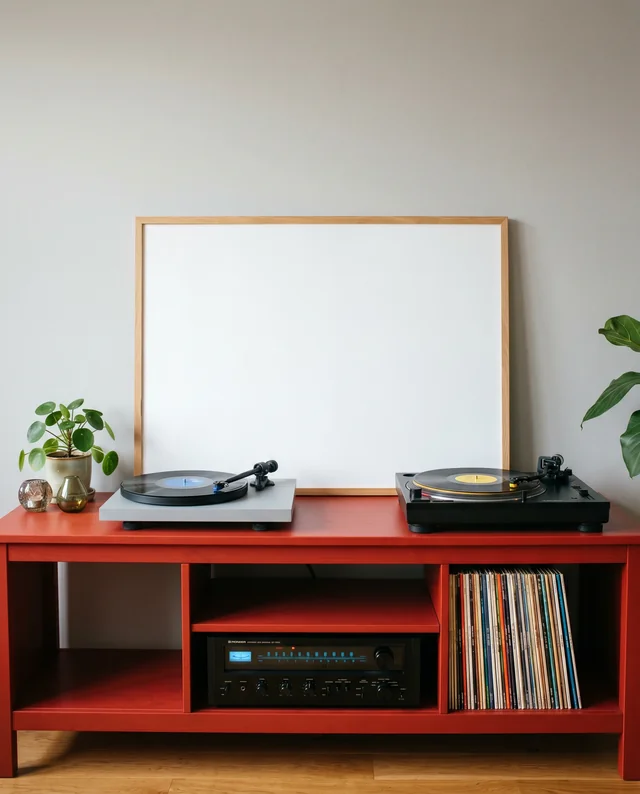 Modern Poster Mockup of a Cozy Interior Scene
