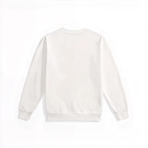 Stylish Mockup of a Plain White Sweatshirt Design