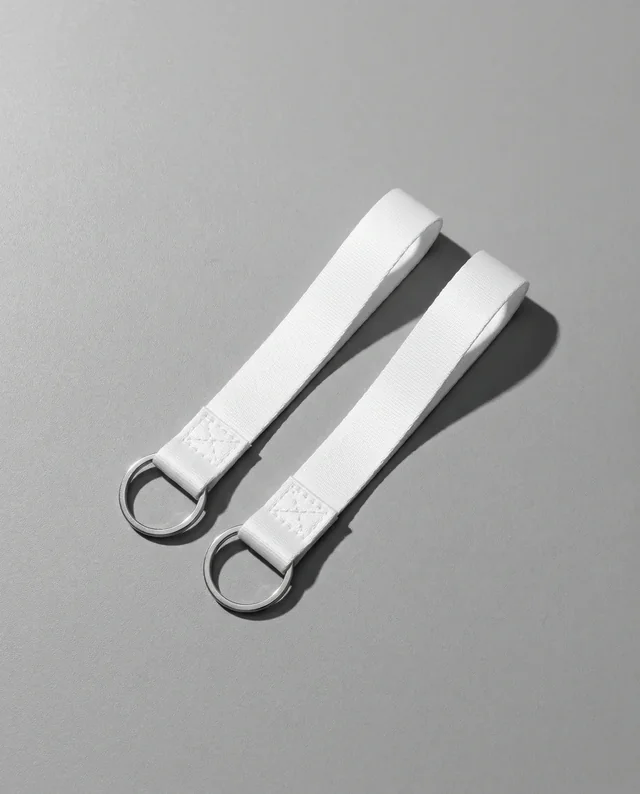 Elegant Lanyard Mockup with Soft Gray Background