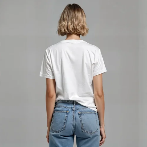 Stylish T-Shirt Mockup with Soft Gray Background Colors