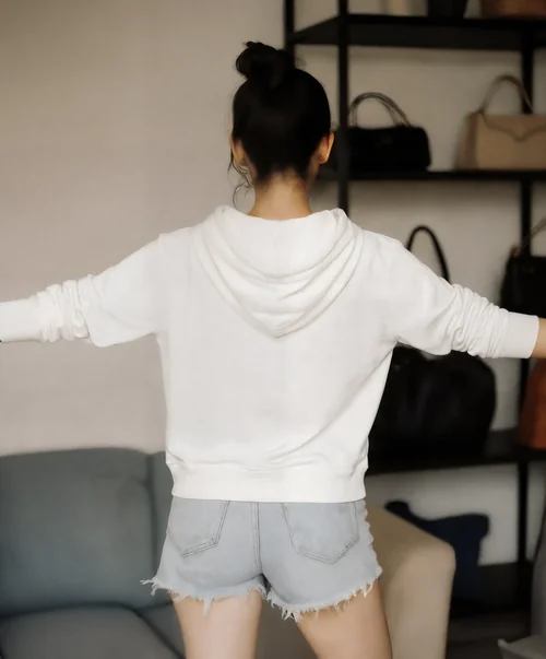 Cozy Hoodie Mockup in a Stylish Living Room Setting