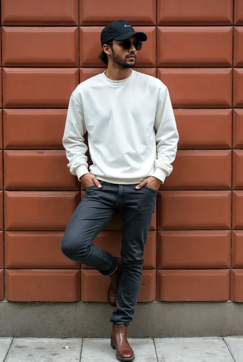 Stylish Sweatshirt Mockup for Casual Streetwear Looks