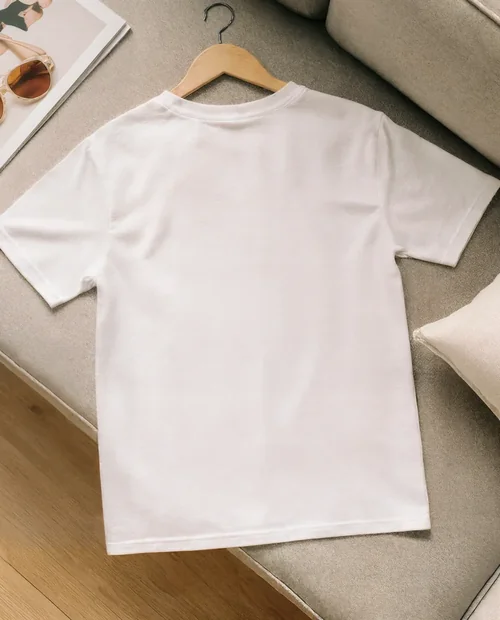 Elegant T-Shirt Mockup for Modern Living Spaces
