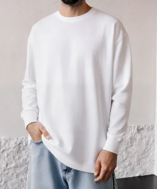 Stylish Sweatshirt Mockup in Modern Indoor Setting