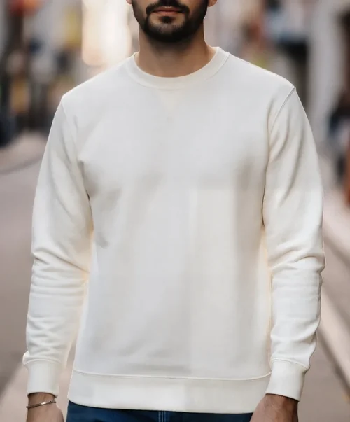 Stylish Mockup of a Young Man in a Sweatshirt