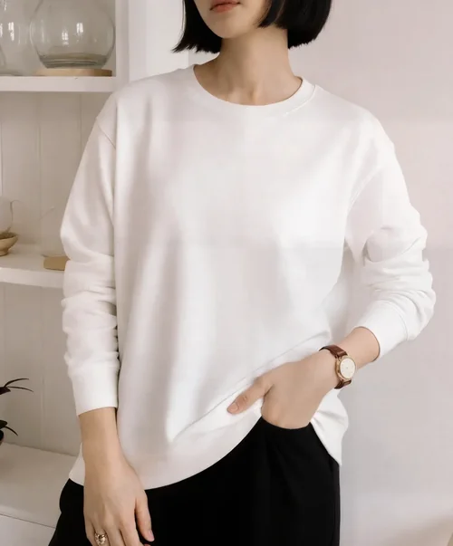 Stylish Sweatshirt Mockup in Minimalist Setting